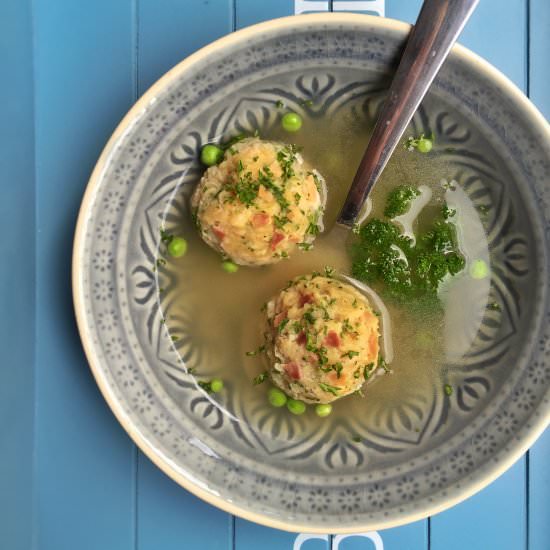 German Dumpling Soup - Recipe photo by June-dArville
