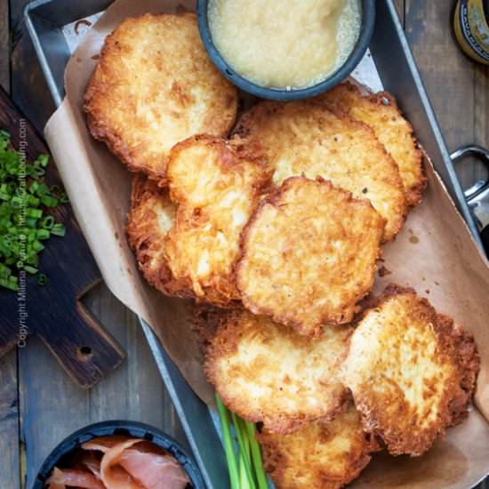 German Potato Cakes - Recipe photo by Craft Beering