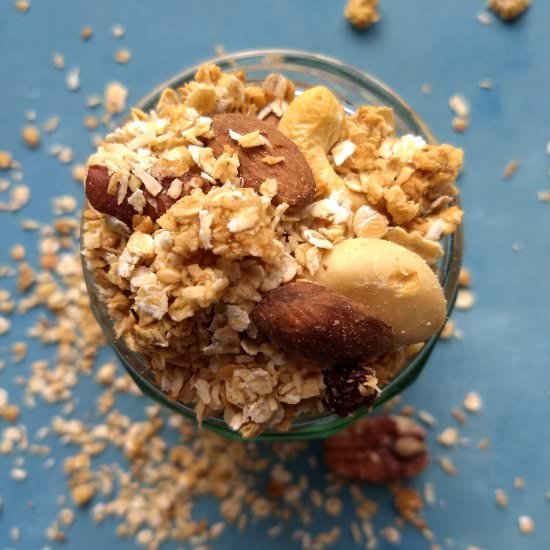 Oil Free & Egg-Less Granola - Recipe photo by cookwithrenu