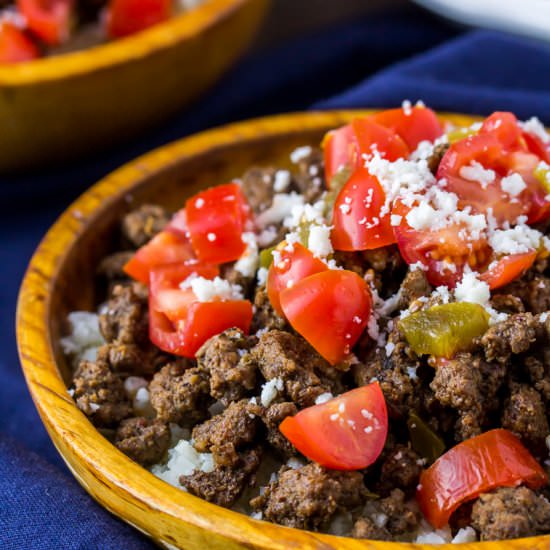 Mexican Beef Bowls - Recipe photo by Delicious Little Bites