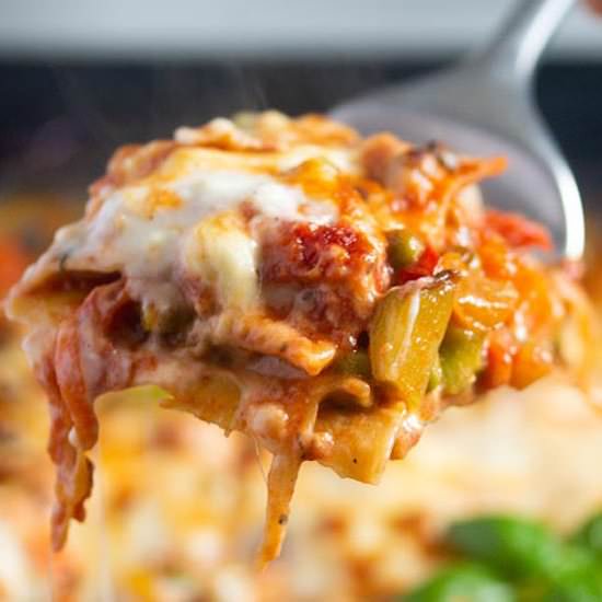 Vegetable Lasagna with White Sauce - Recipe photo by adinutza