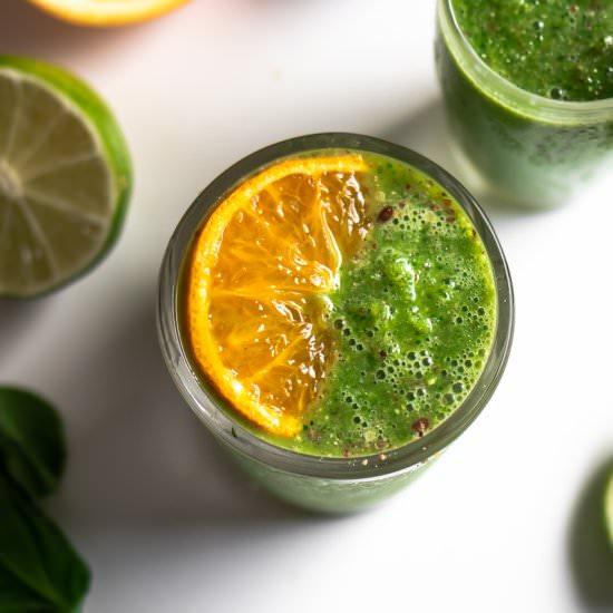 Green Goddess Citrus Smoothie - Recipe photo by Inspector Gorgeous