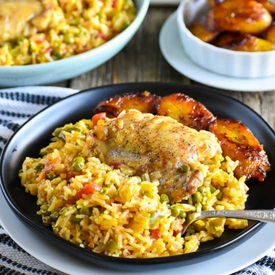 Cuban Arroz con Pollo - Recipe photo by casablancacooks