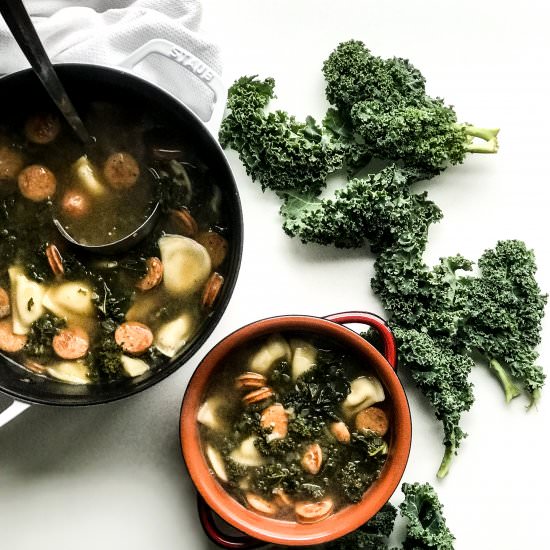 Spicy Kale and Sausage Soup - Recipe photo by Nictastingspoon