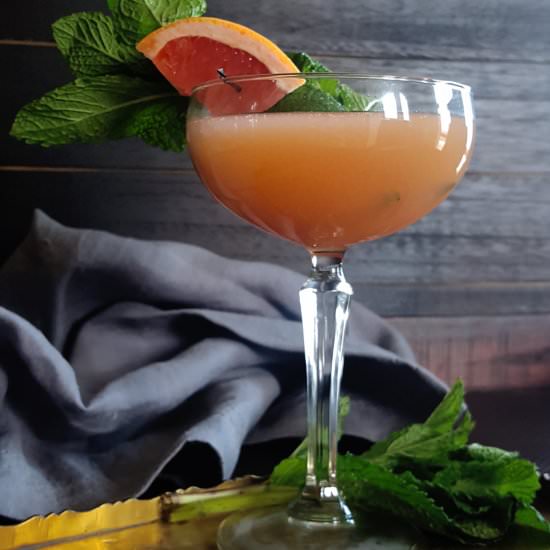 Bourbon & Grapefruit Cocktail - Recipe photo by FeastInThyme