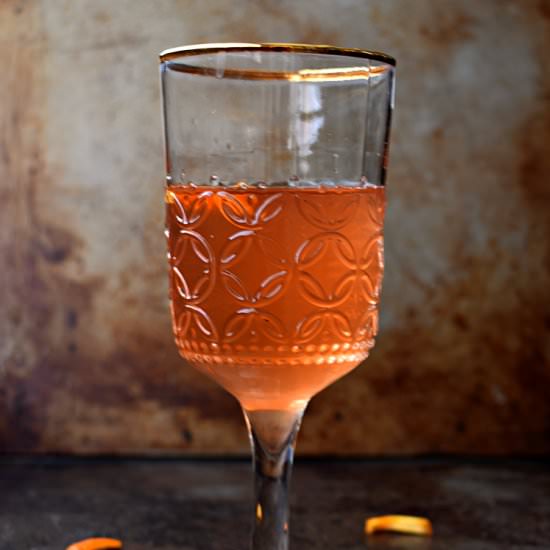 Disaronno Sake Cocktail - Recipe photo by The Boozy Oyster
