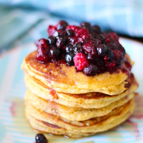 Gluten Free Almond Flour Pancakes - Recipe photo by paigeflamm