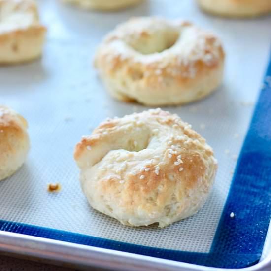 2 Ingredient Bagels - Recipe photo by laughingspatula.com