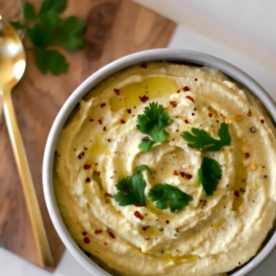 Classic Hummus - Recipe photo by glowinglywell