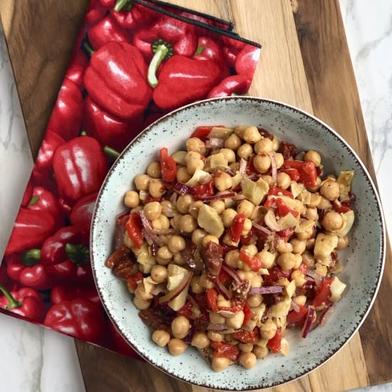 Italian Pantry Salad - Recipe photo by Simplifiednutritionrd