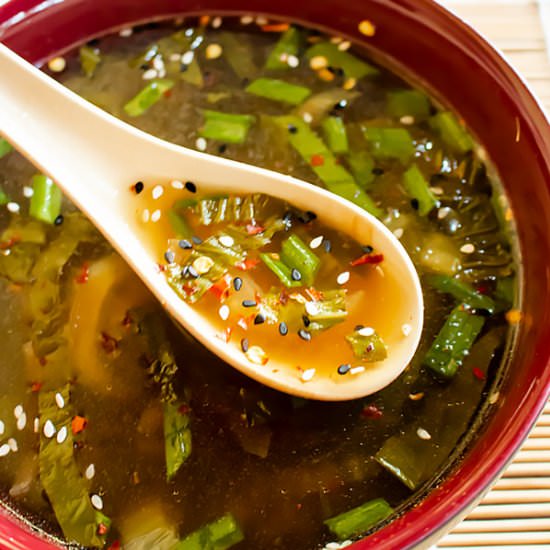Bok Choy Soup - Recipe photo by MasalaHerb