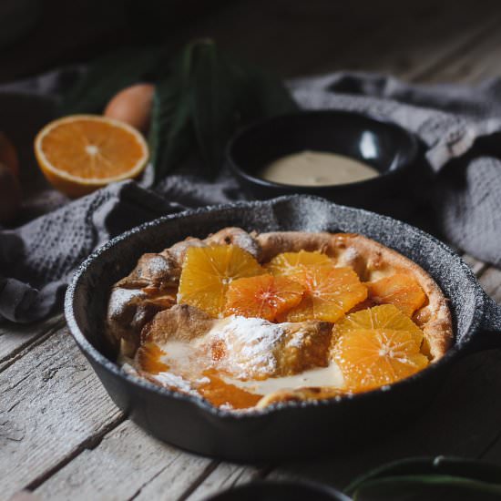 Orange Dutch Baby - Recipe photo by Use Your Noodles