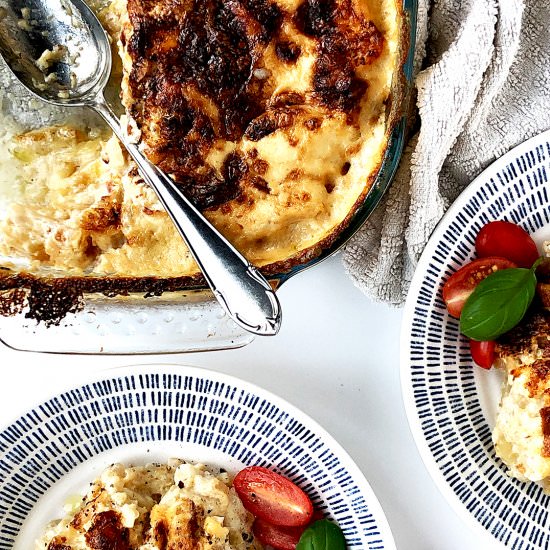 Gluten-free Potato Cauliflower Bake - Recipe photo by Allkitchencolours