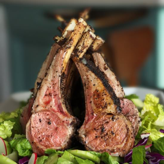 Sumac Roasted Lamb with Simple Salad - Recipe photo by proportionalplate