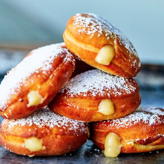 Key Lime Sufganiyot (Dairy Free) - Recipe photo by proportionalplate