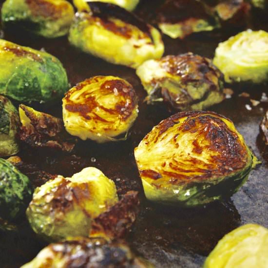 Easy Roasted Brussels Sprouts - Recipe photo by SimplySoHealthy