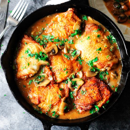 Chicken Chasseur - Recipe photo by Eating European