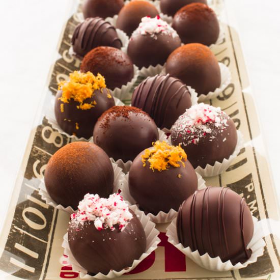 Chocolate Truffles- Five Flavors - Recipe photo by senseandedibility