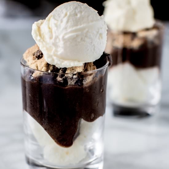 Chocolate Chip Dessert Shooters - Recipe photo by apleasantlittlekitchen