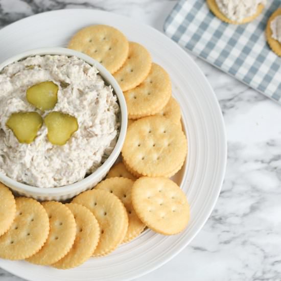 Low Carb Ham and Pickle Dip - Recipe photo by buttertogetherkitchen