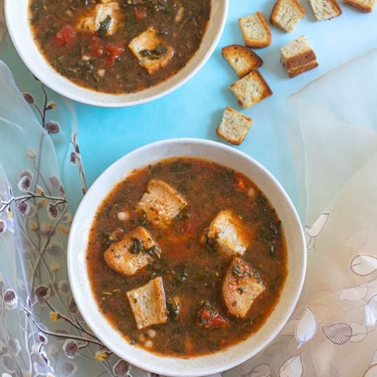 Ribollita – Tuscan Bread Soup - Recipe photo by healingtomato