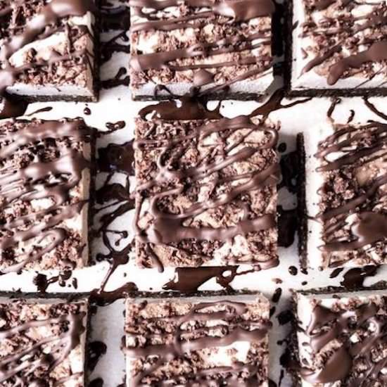 Mint Chocolate Vegan Cheesecakes - Recipe photo by organikrecipes