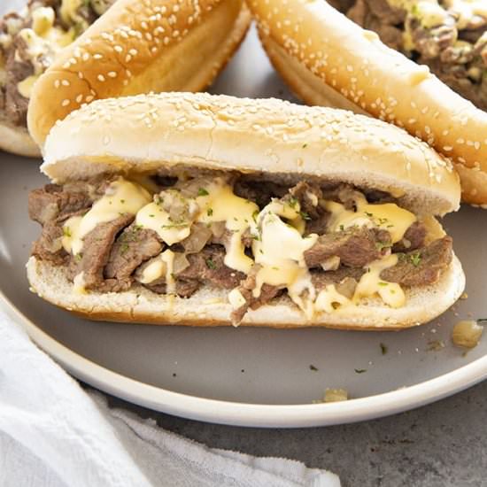 Instant Pot Philly Cheesesteak - Recipe photo by TheSaltyMarshmallow