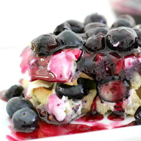 Blueberry Waffles With Cream Cheese - Recipe photo by FunMoneyMom