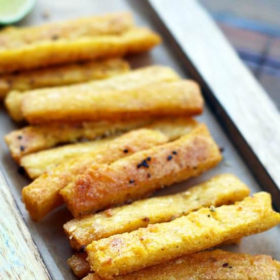 Crispy Polenta Fries - Recipe photo by cheap-recipe-blog