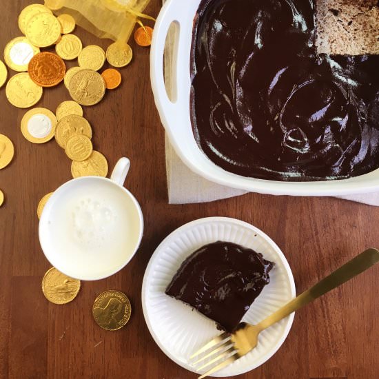 Mexican hot chocolate coin brownies - Recipe photo by thefigjar