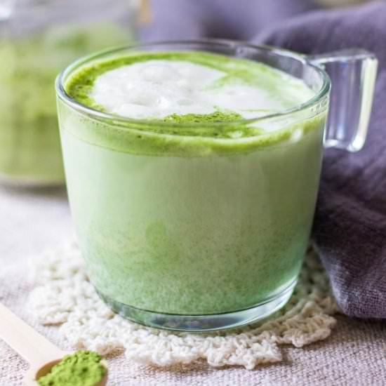 Matcha Green Tea Latte - Recipe photo by healthyhappynatalie