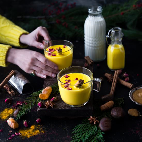 Golden Milk - Recipe photo by deluscious bites