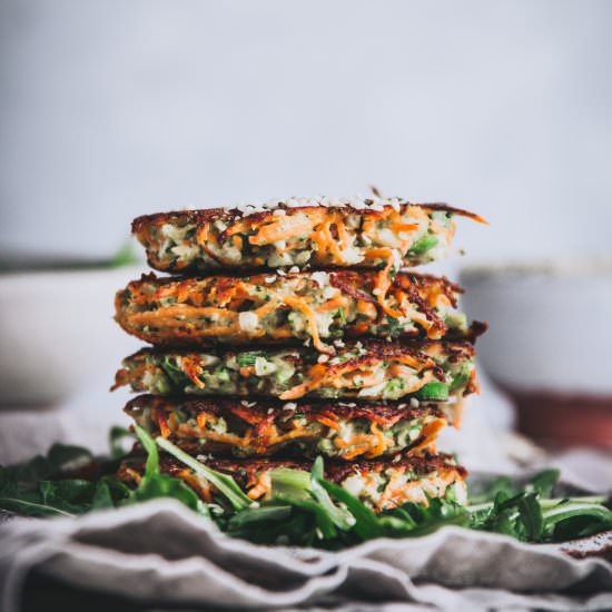 Broccoli & Sweet Potato Fritters - Recipe photo by sarahbellnutrition