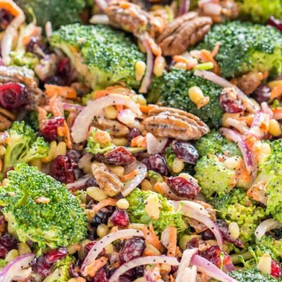 Broccoli Salad - Recipe photo by peasandpeonies