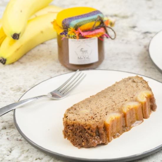Cajeta Banana Cake - Recipe photo by The Royally Baked
