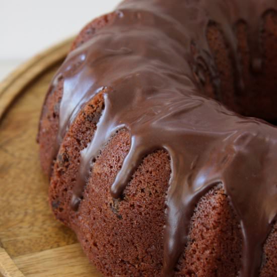 Triple Chocolate Bundt Cake - Recipe photo by sisterskneadsweets