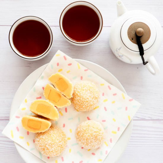 Mango Mochi - Recipe photo by healthygfasian
