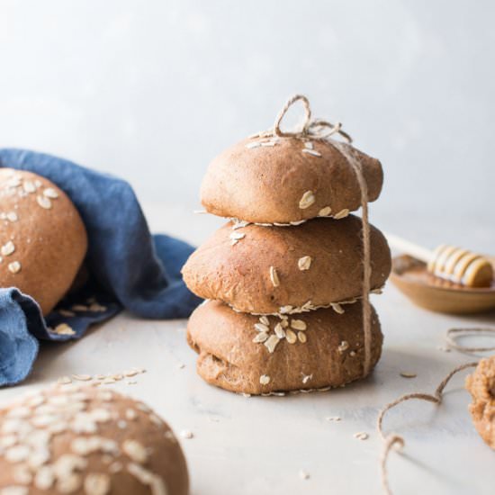 Honey Wheat Brown Bread - Recipe photo by hungerthirstplay