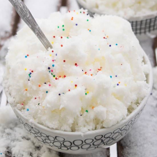 Snow Ice Cream - Recipe photo by Cakewhiz