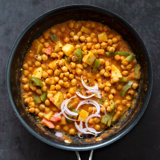 Kadai Chole - Recipe photo by richa