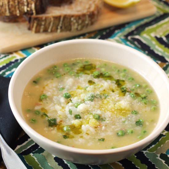 Risi e bisi - Recipe photo by Food Gal