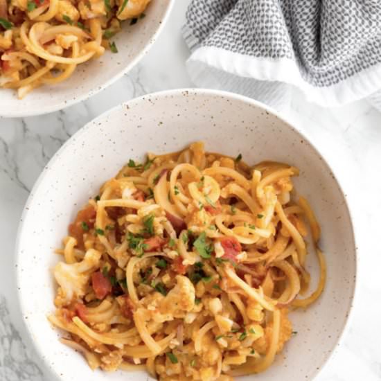 Spiralized Aloo Gobi - Recipe photo by Inspiralized