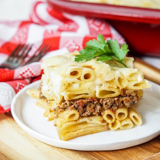 Macarona Bechamel - Recipe photo by TaraMar