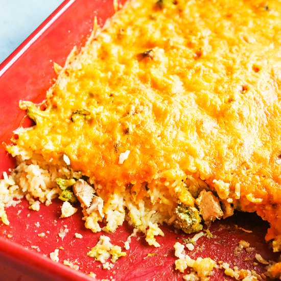 Chicken Broccoli Rice Casserole - Recipe photo by pipandebby