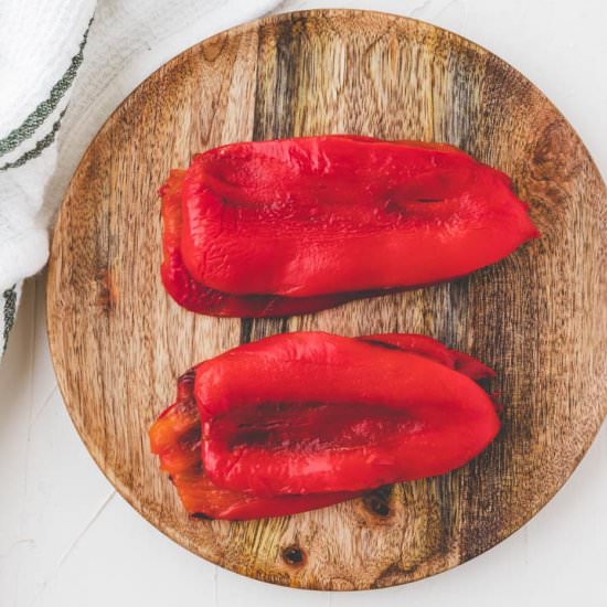 How To Roast Red Peppers - Recipe photo by aline_made
