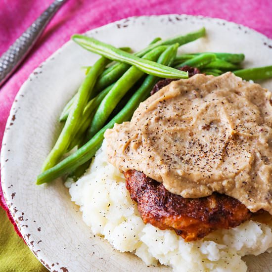 Chicken Fried Steak & Gravy - Recipe photo by pipandebby