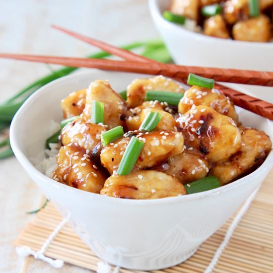 Gluten Free Chinese Honey Chicken - Recipe photo by Whitney Bond