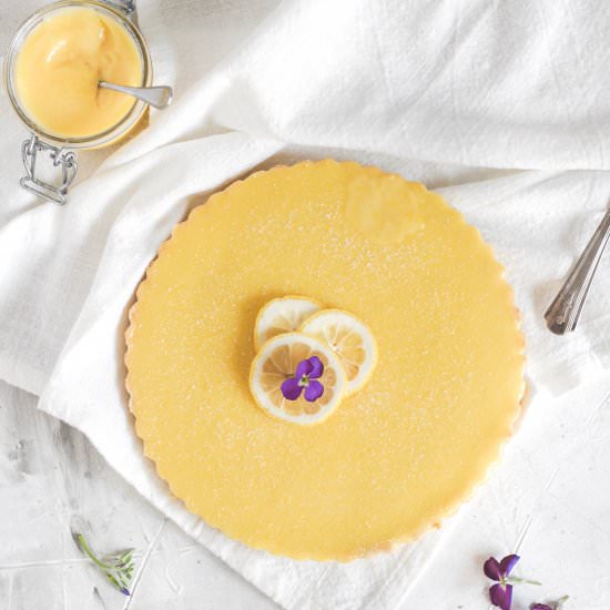 Lemon Curd tart - Recipe photo by atasteofwellbeing