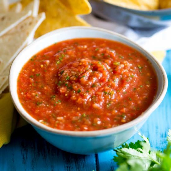 Restaurant Style Mild Salsa - Recipe photo by sprinkles and sprouts