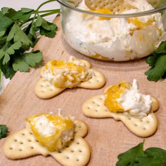 Warm & Creamy Chicken Dip - Recipe photo by whiteflowerlane